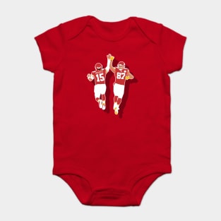 Mahomes and Travis kelce teammate Baby Bodysuit